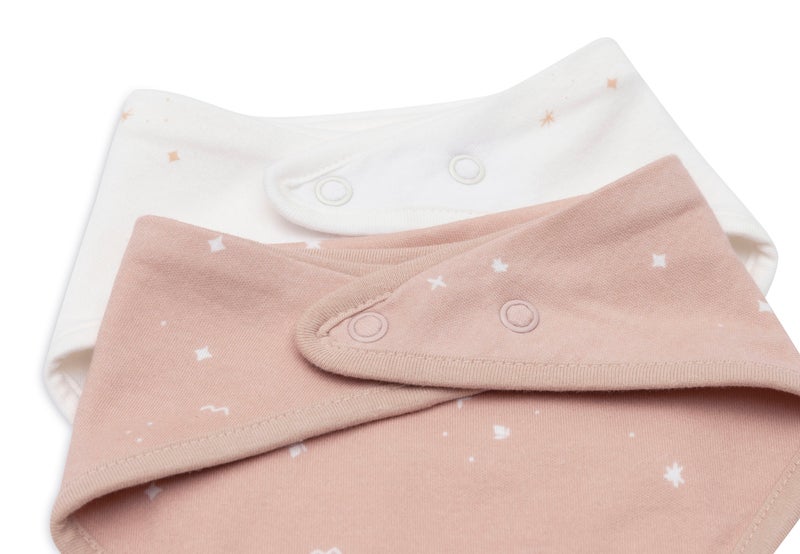 Jollein Bib Bandana Twinkling Wild Rose (2pack) - Image 4
